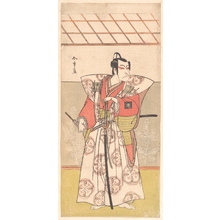 勝川春章: Ichikawa Danjuro V as a Samurai of High Rank - メトロポリタン美術館