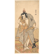 勝川春章: The actor Nakamura Nakazo as a rokuju-rokubu (pilgrim to Buddhist temple) - メトロポリタン美術館