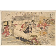 Kitagawa Utamaro: Girls Playing a Game with Shells - Metropolitan Museum of Art