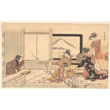 Kitagawa Utamaro: Feeding the Caged Bird - Metropolitan Museum of Art