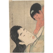 喜多川歌麿: Yamauba and Kintoki - メトロポリタン美術館