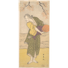 勝川春英: Unidentified Actor of the Ichikawa Line as an Old Woman - メトロポリタン美術館