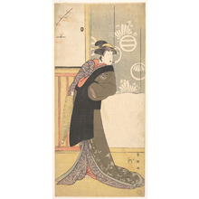 勝川春英: The Third Segawa Kikunojo in the Role of Maizuru - メトロポリタン美術館