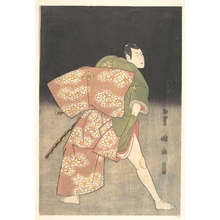 Japanischer Druck "Bandô Minosuke (Mitsugorô III) in the Role of a Young Samurai" von Utagawa Toyokuni I, 歌川豊国 (Utagawa Toyokuni I (Japanese, 1769–1825))