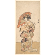 勝川春章: The First Nakamura Tomijuro as a Woman Dancer - メトロポリタン美術館
