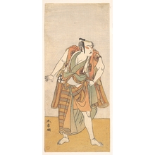 勝川春章: The First Bando Mitsugoro as an Unarmed Man - メトロポリタン美術館