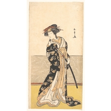 Katsukawa Shunsho: The Actor Nakamura Rikô, as a Courtesan with a Sword - Metropolitan Museum of Art