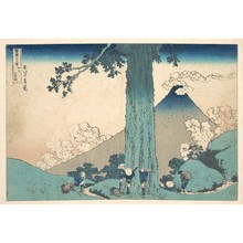Katsushika Hokusai: Mishima Pass in Kai Province (Kôshû Mishima goe), from the series Thirty-six Views of Mount Fuji (Fugaku sanjûrokkei) - Metropolitan Museum of Art