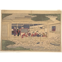 Kitagawa Utamaro: Viewing Cherry Blossoms - Metropolitan Museum of Art