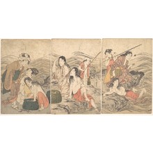 Kitagawa Utamaro: Girl Fishers and Bathers - Metropolitan Museum of Art