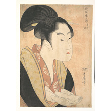 Kitagawa Utamaro: A Young Woman Reading A Letter - Metropolitan Museum of Art