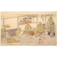 Kitagawa Utamaro: The Lion Dance - Metropolitan Museum of Art