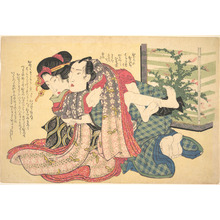 渓斉英泉: A Couple Locked in an Embrace - メトロポリタン美術館