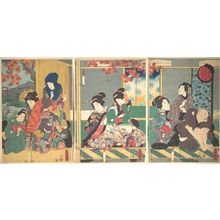 Unbetitelter japanischer Druck von Utagawa Kunisada, 歌川国貞 (Utagawa Kunisada (Japanese, 1786–1864))