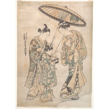 Okumura Masanobu, 奥村政信 (Okumura Masanobu (Japanese, 1686–1764))による浮世絵「Two Figures」