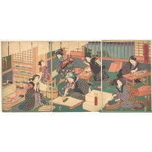 Utagawa Kunisada: Artisans, from the series 