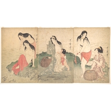 喜多川歌麿: The Awabi Fishers - メトロポリタン美術館