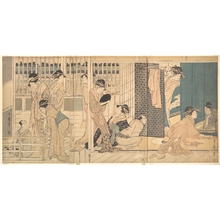 喜多川歌麿: Scene in the Yoshiwara - メトロポリタン美術館