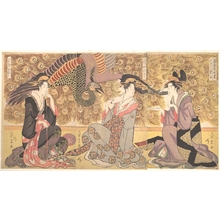 Chokosai Eisho: Interior of the House called Ogiya - Metropolitan Museum of Art