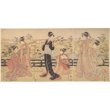 Utagawa Toyokuni I: Women on a Veranda - Metropolitan Museum of Art