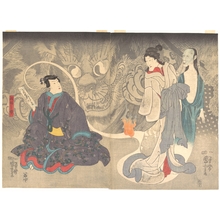 Utagawa Kuniyoshi: Scene from a Ghost Story: The Okazaki Cat Demon - Metropolitan Museum of Art