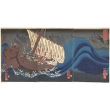 Utagawa Kuniyoshi: Revenge of the Taira Warriors - Metropolitan Museum of Art