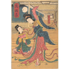 歌川芳虎: Two Chinese Women - メトロポリタン美術館