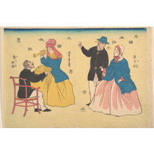 Utagawa Yoshitora: English and Russian Couples - Metropolitan Museum of Art