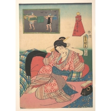 Utagawa Kunisada: Twelve Hours of Spring Pleasures: Hour of the Dragon - Metropolitan Museum of Art