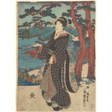 Unbetitelter japanischer Druck von Utagawa Kunisada, 歌川国貞 (Utagawa Kunisada (Japanese, 1786–1864))