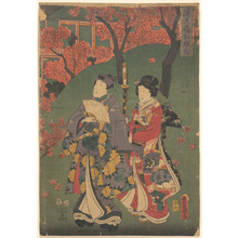 Unbetitelter japanischer Druck von Utagawa Kunisada, 歌川国貞 (Utagawa Kunisada (Japanese, 1786–1864))