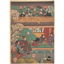 Unbetitelter japanischer Druck von Utagawa Kunisada, 歌川国貞 (Utagawa Kunisada (Japanese, 1786–1864))