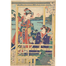 Unbetitelter japanischer Druck von Utagawa Kunisada, 歌川国貞 (Utagawa Kunisada (Japanese, 1786–1864))