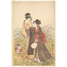 Kitagawa Utamaro: Elopers in Musashino - Metropolitan Museum of Art