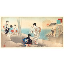 Gyosei Shuntei: Bathing in the Sea (Kaisuiyoku) - メトロポリタン美術館