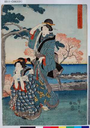 Utagawa Hiroshige: 「江戸名所四季の詠」 - Tokyo Metro Library 