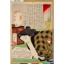 Tsukioka Yoshitoshi: 「見立多以盡」 「とりけしたい」 - Tokyo Metro Library 