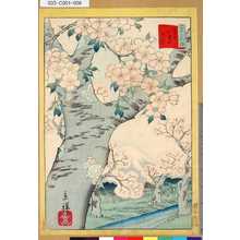 Utagawa Hiroshige II: 「三十六花撰」「東都小金井さくら」 「五」 - Tokyo Metro Library 