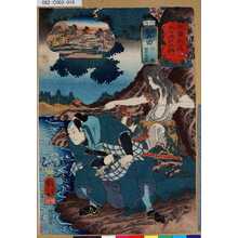 Utagawa Kuniyoshi: 「木曾街道六十九次之内」「十七」「松井田 山姥 松井民次郎」 - Tokyo Metro Library 