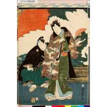 Japanischer Druck "-" von Utagawa Kunisada II, 二代歌川国貞 (国貞<2>)