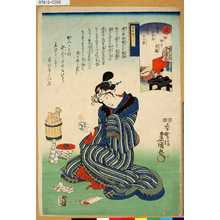 Utagawa Kunisada: 「意勢固世身見立十二直」 「破」「神無月夷講」「暦中段つくし」 - Tokyo Metro Library 