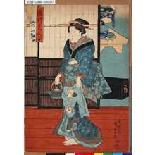 Utagawa Kunisada: 「流行美人合」 [松井町二丁目] - Tokyo Metro Library 