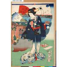 Utagawa Kunisada II: 「当世好姿誂」 「うめかわろうきくじ」 - Tokyo Metro Library 