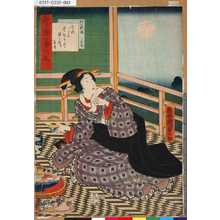 Utagawa Kunisada II: 「今様美人揃」 「松の鮨楼うめ吉」 - Tokyo Metro Library 
