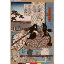 Utagawa Kunisada: 「誠忠大星一代話 廿一」 - Tokyo Metro Library 