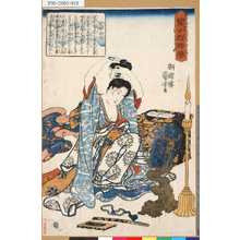 Utagawa Kuniyoshi: 「賢女烈婦伝」 「袈裟御前」 - Tokyo Metro Library 