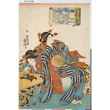 Utagawa Kuniyoshi: 「八行女之内」 「悌」「妓王妓女」 - Tokyo Metro Library 