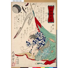 月岡芳年: 「競勢酔虎伝」 「尼子八郎」 - 東京都立図書館