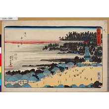 Utagawa Yoshitora: 「新撰江戸名所」 「池上本門寺の図」 - Tokyo Metro Library 