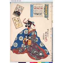 Utagawa Kunisada: 「百人一首繪抄」 「二十四」「菅家」 - Tokyo Metro Library 